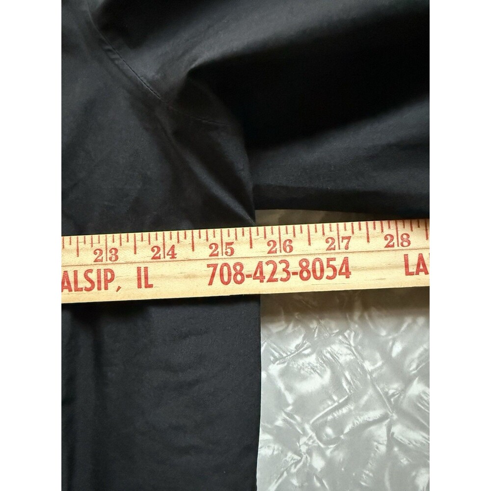Adidas Gore Tex Full Zip Windbreaker Jacket Black Blue Stripes Pockets XL - Picture 5 of 6